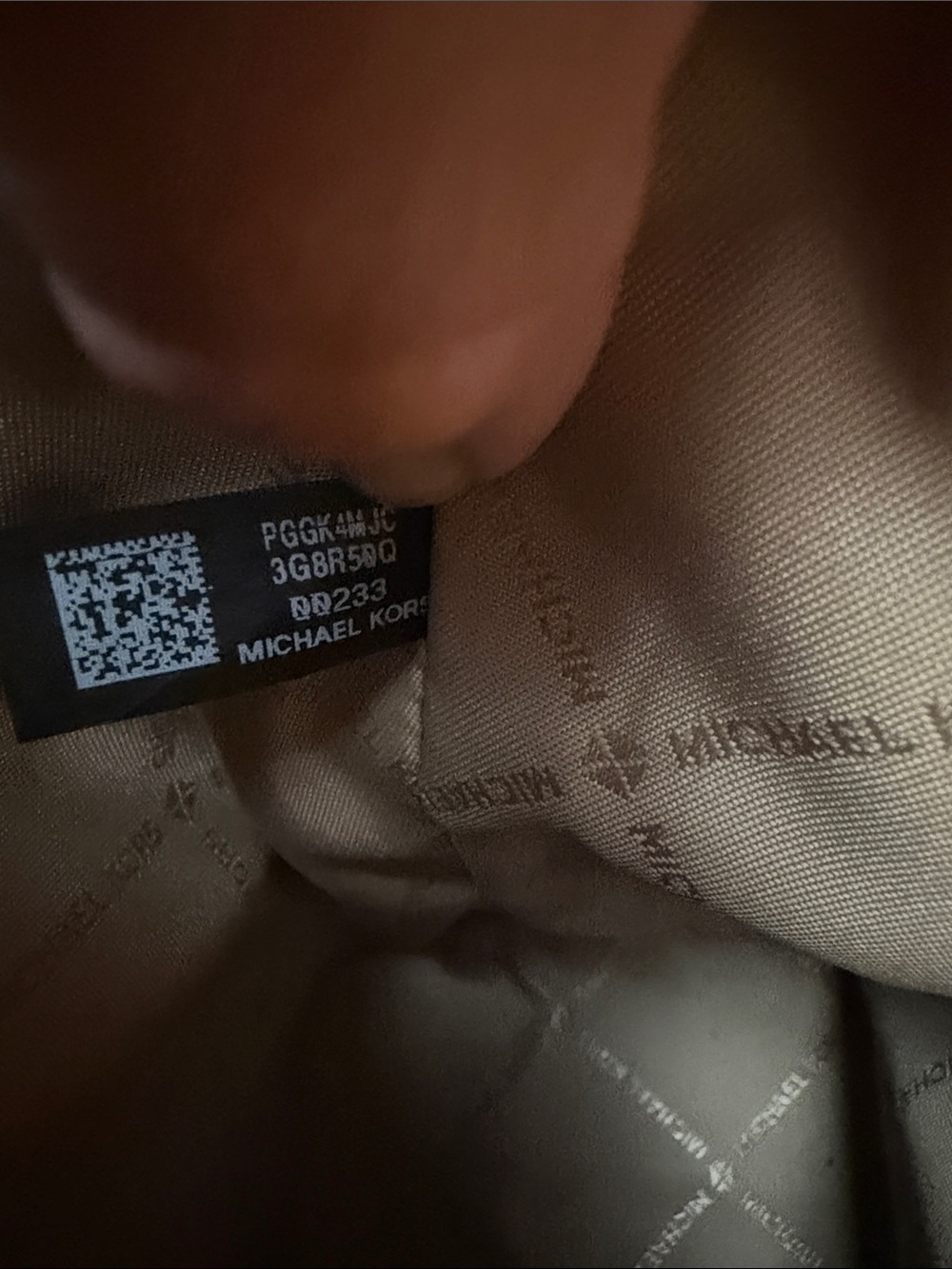 Michael Kors Cream and Brown Signature Canvas Tote - Picture 12 of 13